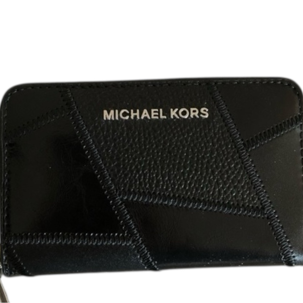 NWOT Michael Kors Black Patchwork Wallet - Picture 6 of 6